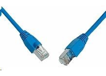 Solarix Patch kabel CAT5E SFTP PVC 5m modrý snag-proof C5E-315BU-5MB