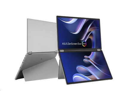 ASUS LCD 14" MQ149CD ZenScreen Duo OLED 1920x1200 DisplayHDR™ 400 True Black, Dual USB Type-C®, mini-HDMI®