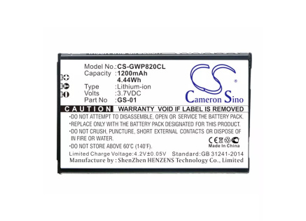 Grandstream baterie 3,8V 1500mAh pro WP810, WP820, DP730 Grandstream baterie 3,8V 1500mAh pro WP810, WP820, DP730