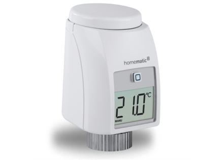 Homematic IP Termostatická hlavice Optimal (UK) - HmIP-eTRV-2-UK - Obrácený displej pro horizontální čtení Homematic IP Termostatická hlavice Optimal (UK) - HmIP-eTRV-2-UK - Obrácený displej pro horizontální čtení