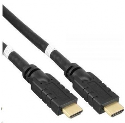 PremiumCord HDMI High Speed with Ether.4K@60Hz kabel se zesilovačem,20m, 3x stínění, M/M, zlacené konektory PremiumCord HDMI High Speed with Ether.4K@60Hz kabel se zesilovačem,20m, 3x stínění, M/M, zlacené konektory