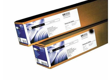HP Clear Film, 132 microns (5.2 mil) • 174 g/m2 • 610 mm x 22.9 m, C3876A HP Clear Film, 132 microns (5.2 mil) • 174 g/m2 • 610 mm x 22.9 m, C3876A