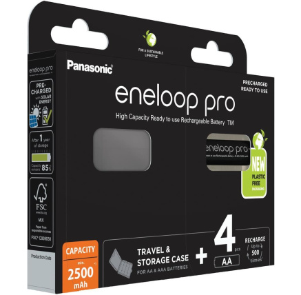 PANASONIC HR6 AA 3HCDE/4BE CASE ENELOOP PRO N, 2500 mAh (Blistr 4ks) PANASONIC HR6 AA 3HCDE/4BE CASE ENELOOP PRO N, 2500 mAh (Blistr 4ks)