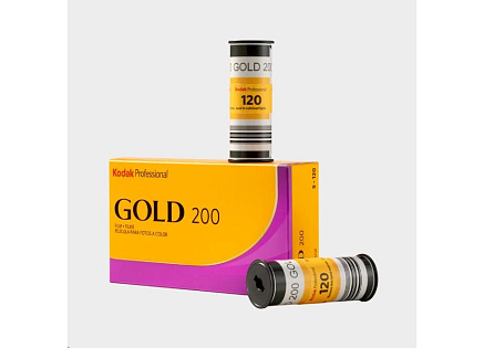 Kodak Professional Gold 200 120 Film 5-pack