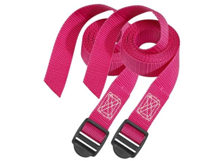 Master Lock Upínací popruhy  - 250 cm (2 ks/blistr) - růžový