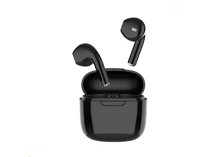 Orava bezdrátová sluchátka s mikrofonem, USB-C, dotykové ovládání, do uší, IPX3, černá