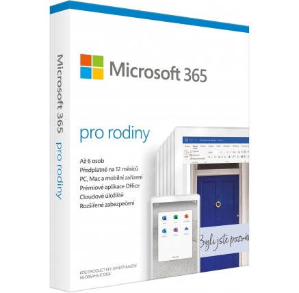 Microsoft 365 Family ESD (pro rodiny - 1rok)