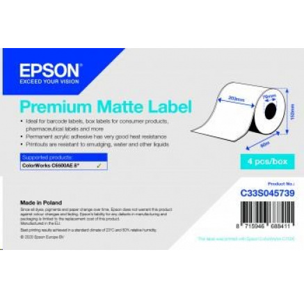 Epson label roll, normal paper Epson label roll, normal paper
