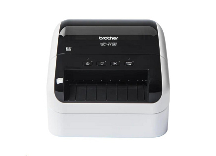 BAZAR - BROTHER tiskárna štítků QL-1100 - 101,6mm, termotisk, USB, Profesionální Tiskárna Štítků - Vestavěná řezačka - P