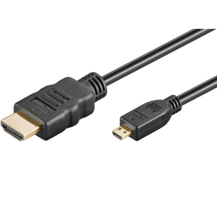 PremiumCord 4K kabel HDMI A - HDMI micro D, 1m