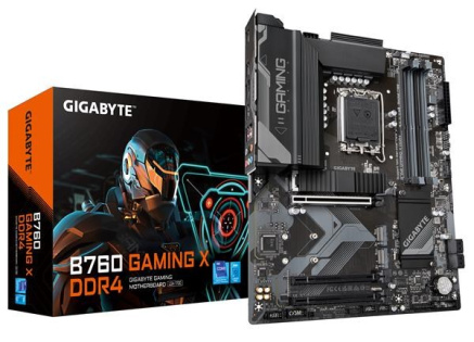 GIGABYTE MB Sc LGA1700 B760 GAMING X DDR4, Intel B760, 4xDDR4, 1xDP, 1xHDMI