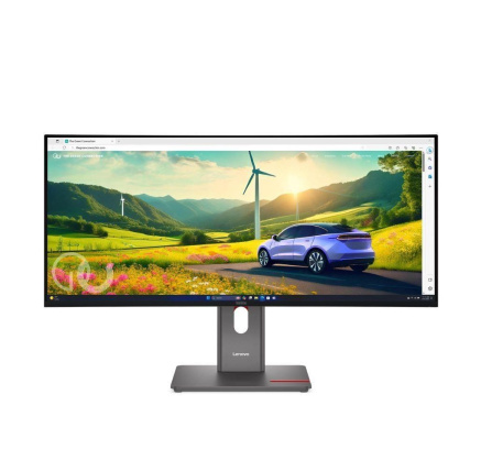 LENOVO LCD P34WD-40+MC60 - 34'' ECO-IPS,21:9,3440x1440,120Hz,350cd,2000:1,4ms,2xHDMI,DP,DC,USBHub,USB-C(140W PD),RJ45