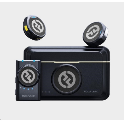 Hollyland Lark M2 Camera - Wireless Lavalier Microphone (Duo,ShineCharcoal)