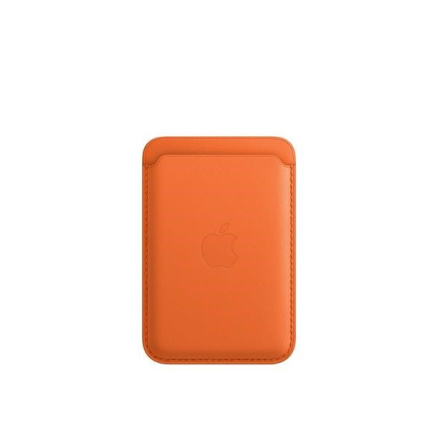 APPLE iPhone kožená peněženka s MagSafe - Orange