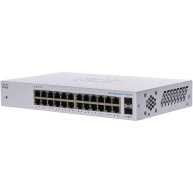 Cisco switch CBS110-24T (24xGbE, 2xGbE/SFP combo,fanless) - REFRESH