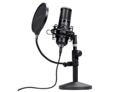 TRUST mikrofon GXT269 Emita II, USB-C, černá TRUST mikrofon GXT269 Emita II, USB-C, černá