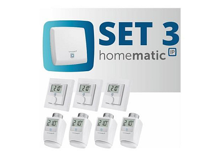 Homematic IP  Sada vytápění (byt 3+1) - HmIP-SET3