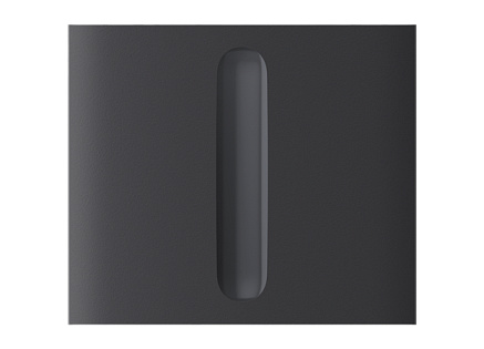 Ajax  CenterButton (Dimmer) vertical - Středový kryt stmívatelného tlačítka, vertikální instalace, grafitová