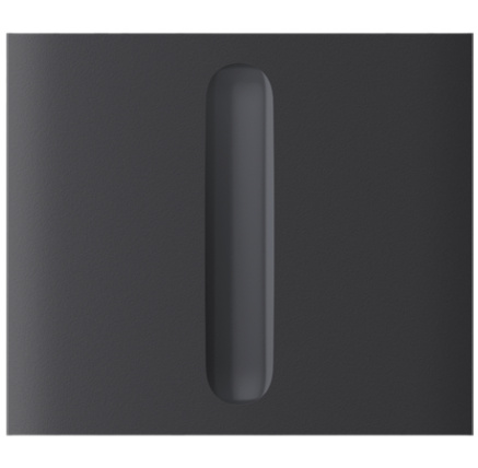 Ajax  CenterButton (Dimmer) vertical - Středový kryt stmívatelného tlačítka, vertikální instalace, grafitová