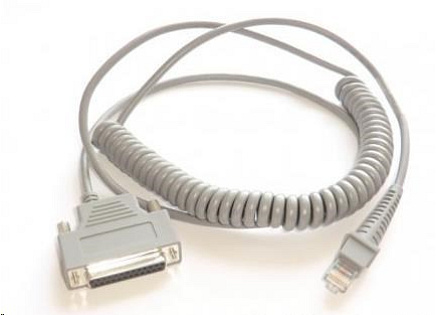 Datalogic RS-232, 25P, Female, Coiled, CAB-363, 1,8m Datalogic RS-232, 25P, Female, Coiled, CAB-363, 1,8m