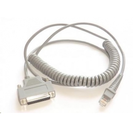 Datalogic RS-232, 25P, Female, Coiled, CAB-363, 1,8m Datalogic RS-232, 25P, Female, Coiled, CAB-363, 1,8m