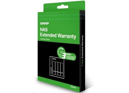 QNAP LIC-NAS-EXTW-GREEN-3Y-EI elektronická prodlužujicí záruka 3 roky QNAP LIC-NAS-EXTW-GREEN-3Y-EI elektronická prodlužujicí záruka 3 roky