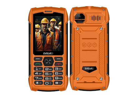 EVOLVEO StrongPhone H1, vodotěsný odolný Dual SIM telefon, oranžová EVOLVEO StrongPhone H1, vodotěsný odolný Dual SIM telefon, oranžová
