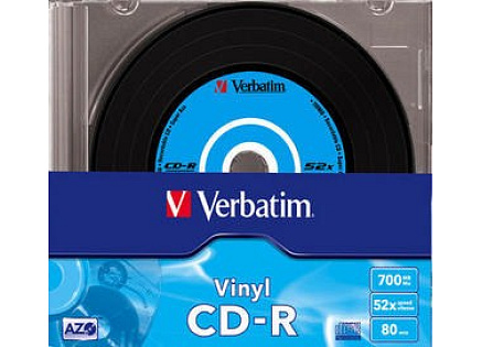 VERBATIM CD-R(10-Pack)Slim/Vinyl/DLP/52x/700MB