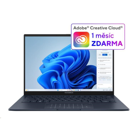 ASUS NTB Zenbook 14 OLED (UX3405CA-OLED232X), Ultra 9-285H, 14" 1920 x 1200, 32GB, 1TB SSD, Intel Arc, W11 Pro, Blue