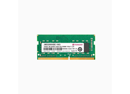 TRANSCEND SODIMM DDR4 16GB 3200MHz 1Rx8 2Gx8 CL22 1.2V TRANSCEND SODIMM DDR4 16GB 3200MHz 1Rx8 2Gx8 CL22 1.2V