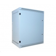 LEXI-Net 19" nástěnný rozvaděč 15U 600x450, nosnost 60 kg, plné dveře, svařovaný, šedý