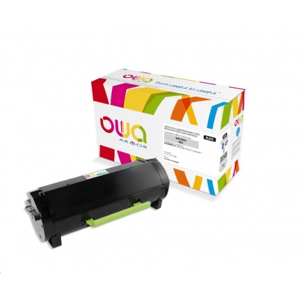 OWA Armor toner pro LEXMARK MX310, 410, 510, 511, 610, 611, 2500 Stran, 60F2000, černá/black OWA Armor toner pro LEXMARK MX310, 410, 510, 511, 610, 611, 2500 Stran, 60F2000, černá/black