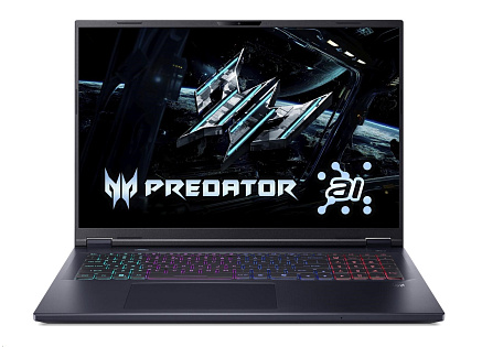 ACER NTB Predator Helios Neo 18 AI (PHN18-72-91VK),Ultra 9 275HX,18" 2560x1600,32GB,1TB SSD,RTX 5060,Linux,Black