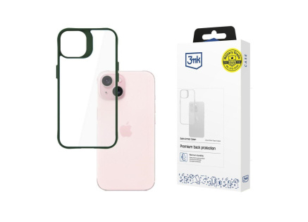 3mk ochranný kryt Satin Armor Case+ Green pro Apple iPhone 15
