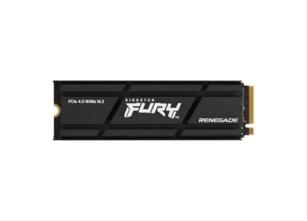 Kingston FURY RENEGADE SSD 4TB, M.2 2280, PCIe Gen4x4, R:7300MB/s; W:7000MB/s, Heatsink Kingston FURY RENEGADE SSD 4TB, M.2 2280, PCIe Gen4x4, R:7300MB/s; W:7000MB/s, Heatsink