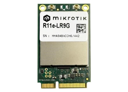 MikroTik R11e-LR9G miniPCIe LoRa® adaptér s GPS