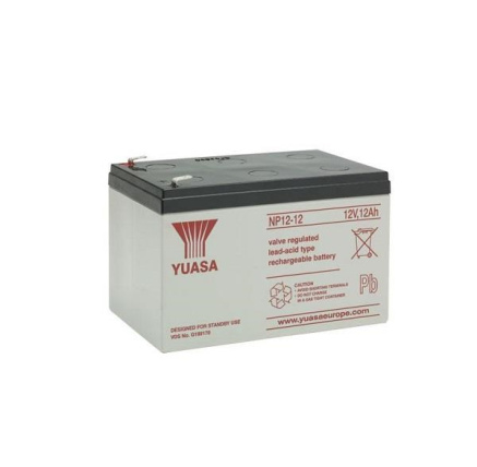 Baterie - YUASA NP12-12 (12V/12Ah - Faston F2 250), životnost 5let Baterie - YUASA NP12-12 (12V/12Ah - Faston F2 250), životnost 5let