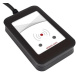 Elatec RFID čtečka black, RS232 cable 2.0m, integrated 125kHz+13.56MHz antenna