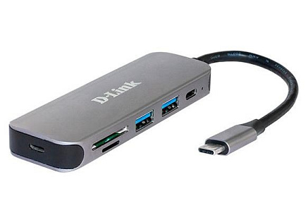 D-Link DUB-2325 USB-C Hub with SD/microSD Card Reader, 2x USB3.0 D-Link DUB-2325 USB-C Hub with SD/microSD Card Reader, 2x USB3.0