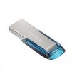 SanDisk Flash Disk 64GB Ultra Flair, USB 3.0, tropic modrá
