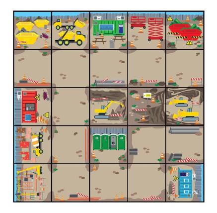 TT - Bee-Bot Podložka Staveniště TT - Bee-Bot Podložka Staveniště