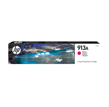 HP 913A Magenta Original PageWide Cartridge (3,000 pages) HP 913A Magenta Original PageWide Cartridge (3,000 pages)