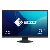 EIZO MT 27" EV2720S-BK FlexScan, IPS, 2560x1440, 350nit, 1500:1, 5ms, USB-C, DisplayPort, HDMI, USB, Repro, Černý