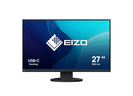 EIZO MT 27" EV2720S-BK FlexScan, IPS, 2560x1440, 350nit, 1500:1, 5ms, USB-C, DisplayPort, HDMI, USB, Repro, Černý EIZO MT 27" EV2720S-BK FlexScan, IPS, 2560x1440, 350nit, 1500:1, 5ms, USB-C, DisplayPort, HDMI, USB, Repro, Černý