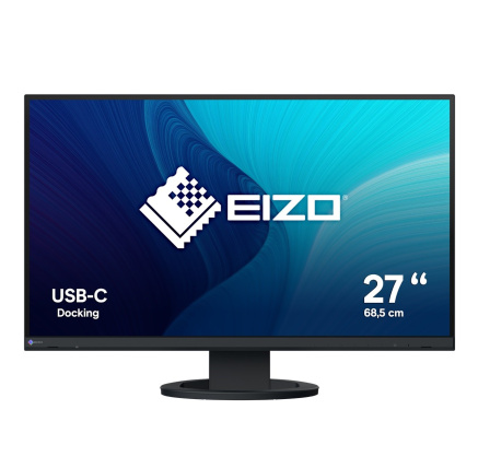 EIZO MT 27" EV2720S-BK FlexScan, IPS, 2560x1440, 350nit, 1500:1, 5ms, USB-C, DisplayPort, HDMI, USB, Repro, Černý EIZO MT 27" EV2720S-BK FlexScan, IPS, 2560x1440, 350nit, 1500:1, 5ms, USB-C, DisplayPort, HDMI, USB, Repro, Černý