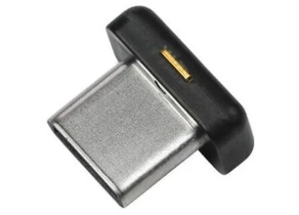 YubiKey 5C Nano - USB-C, klíč/token s vícefaktorovou autentizaci, podpora OpenPGP a Smart Card (2FA) - Rozbaleno