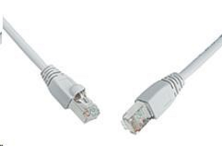 Solarix Patch kabel CAT5E SFTP PVC 7m šedý snag-proof C5E-315GY-7MB