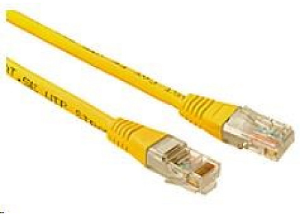 Solarix Patch kabel CAT5E UTP PVC 1m žlutý non-snag-proof C5E-155YE-1MB