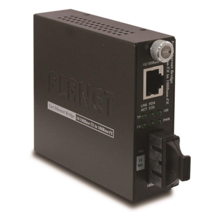 Planet Singlemode konvertor 100BaseTX-100BaseFX(SC), 15km