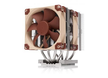 NOCTUA Chladič CPU NH-D9 TR5-SP6 4U, 2x 92mm, sTR5, SP6, hnědá/stříbrná NOCTUA Chladič CPU NH-D9 TR5-SP6 4U, 2x 92mm, sTR5, SP6, hnědá/stříbrná